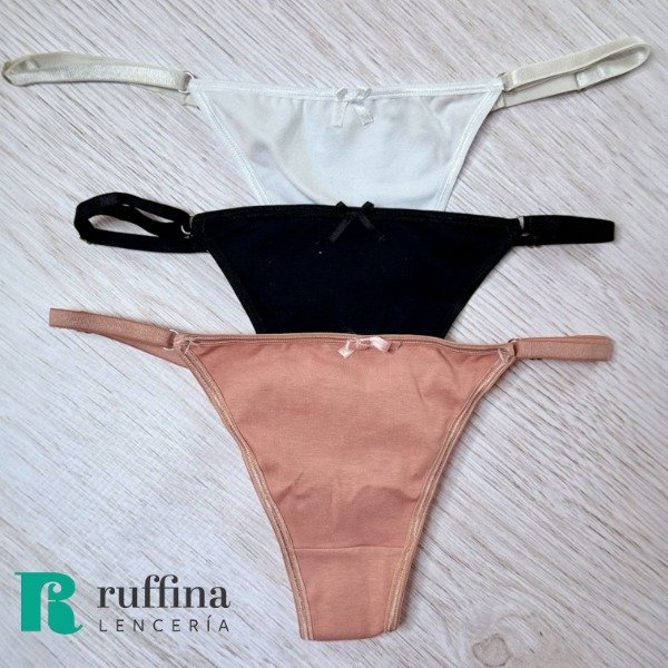 Producto - Pack x3 colaless regulables de algodón MERAKI - Art.4405