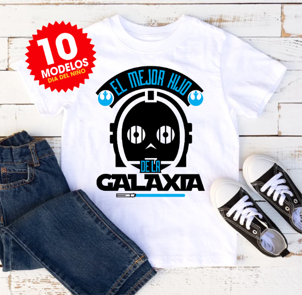 Producto - Plantillas Remeras Dia del Niño Personajes DTF Sublimar #R194