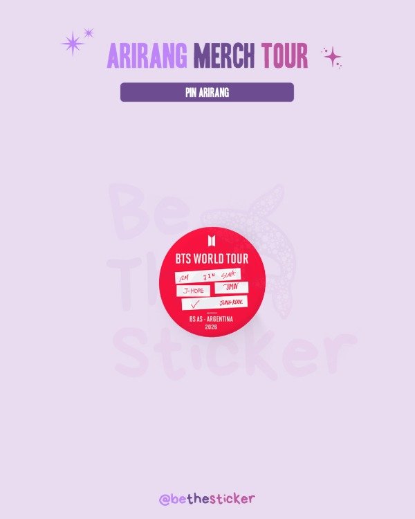 Producto - Pin BTS Arirang