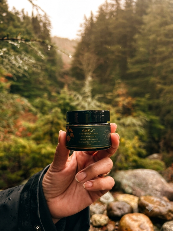 Producto - Crema Facial ARASY - Rosa Mosqueta, Vit E (Regeneración Celular y Nutrición) - 1