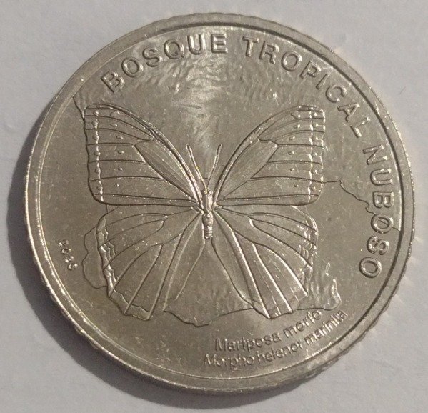 Producto - Costa rica 50 colones 2023 (2024) Mariposa Morpho