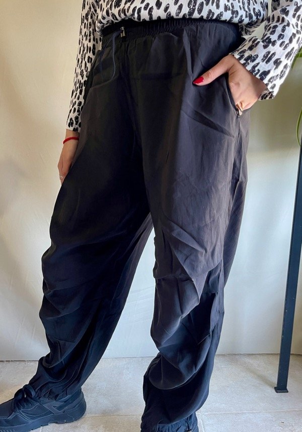 Producto - Pantalón tencel c/pinzas y elástico