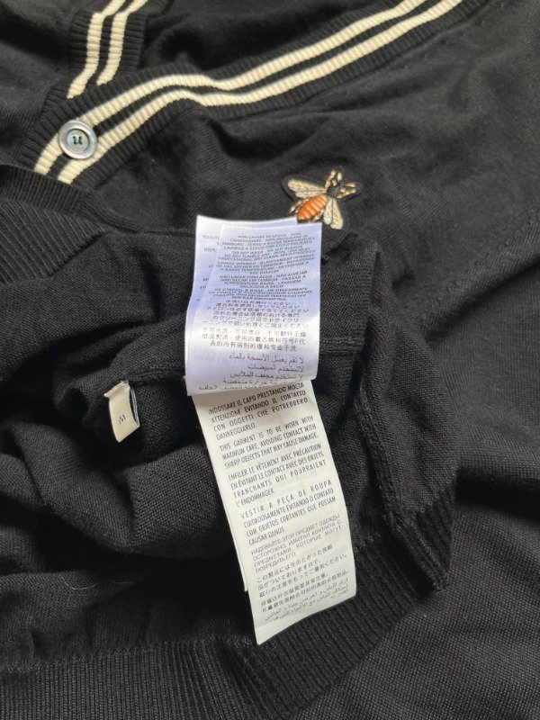 Producto - Gucci Bee Embroidery Wool Cardigan - 12