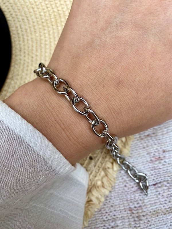 Producto - Pulsera eslabón oval A.Q