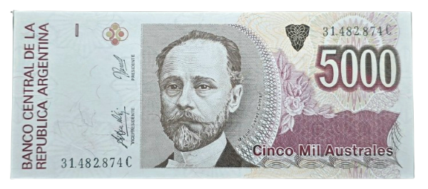 Producto - 5000 Australes (Di Lorio - González Fraga) Bott.2870 Unc