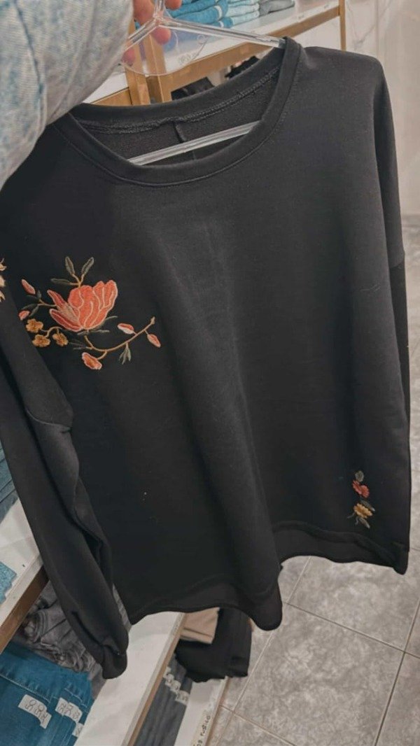 Producto - Buzo BORDADO FLORES