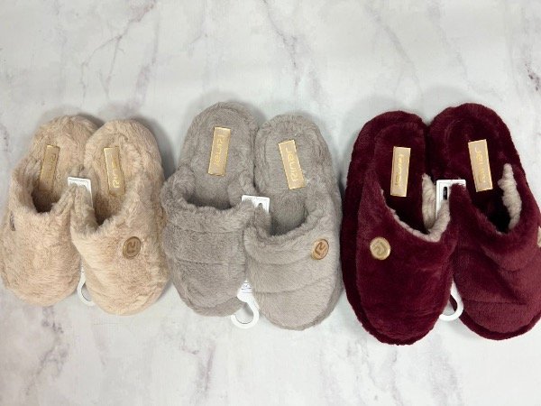 Producto - Pantuflas peluche dama premium