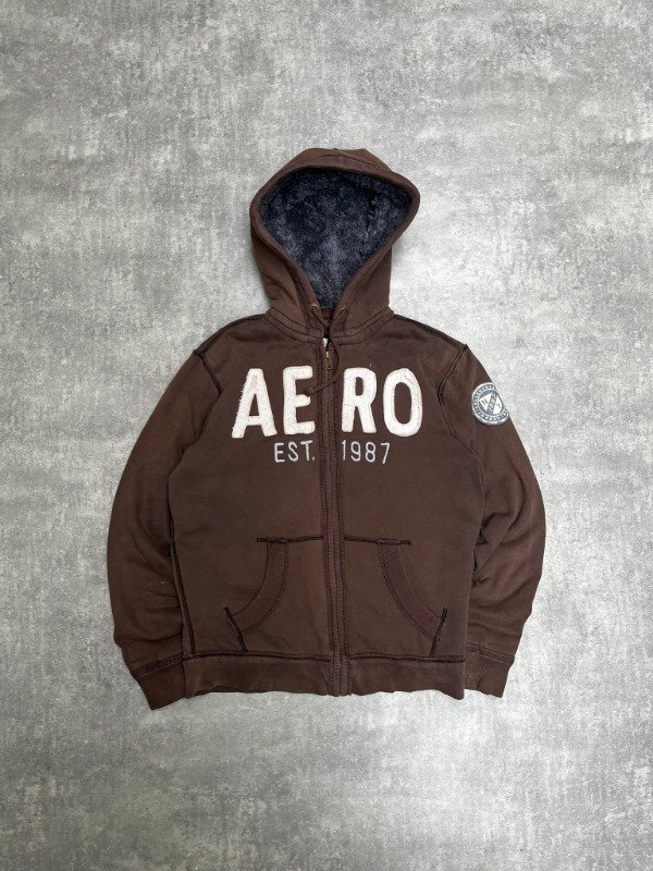 Producto - Campera Aeropostale Chocolate Y2k T.S