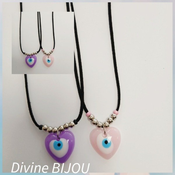 Producto - Lazos gamuzados con ojito corazón