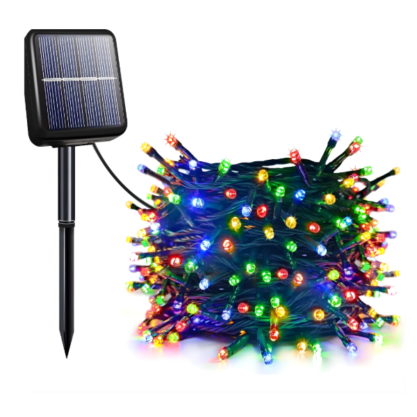 Producto - Luz Led Navideña Solar x100 Multicolor