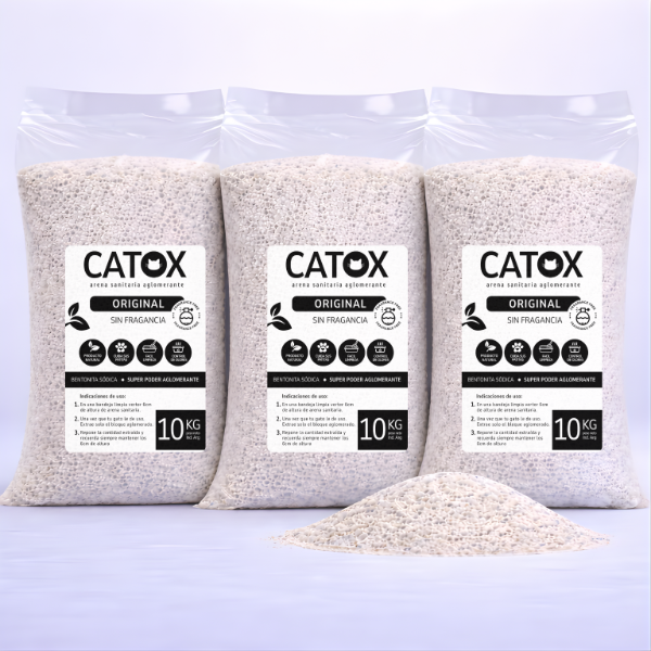 Producto - Arena Sanitaria Aglomerante Original Sin Fragancia PACK x 30KG + ENVÍO GRATIS