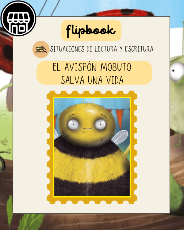 Producto - Flipbook El avispón Mobuto salva una vida