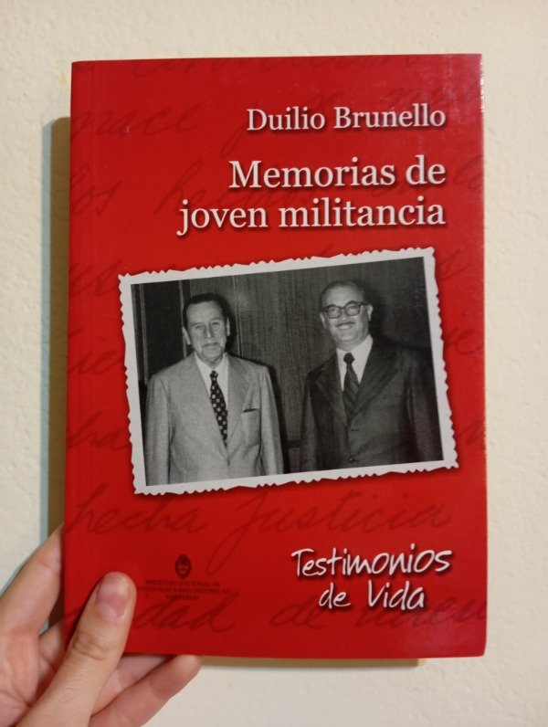 Producto - Memorias de joven militancia (Duilio Brunello)