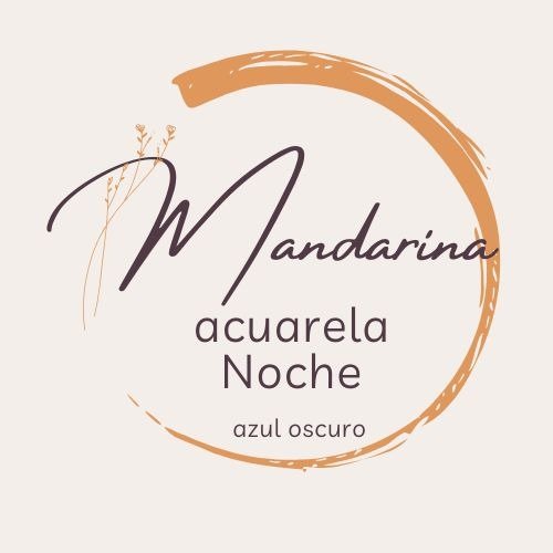 Producto - Acuarelas Mandarína (Cerámica) NOCHE - (Azul Cobalto)
