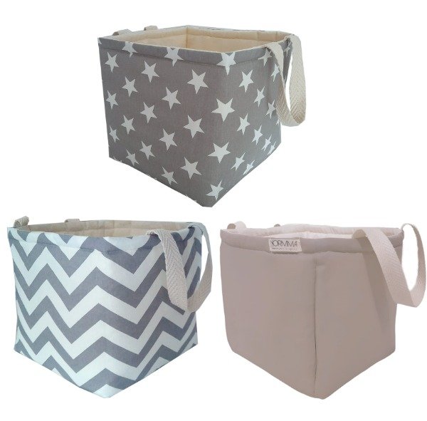 Producto - Cestos de tela cuadrados