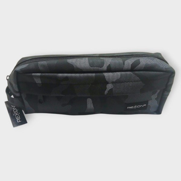 Producto - Cartuchera Rexon camuflado gris