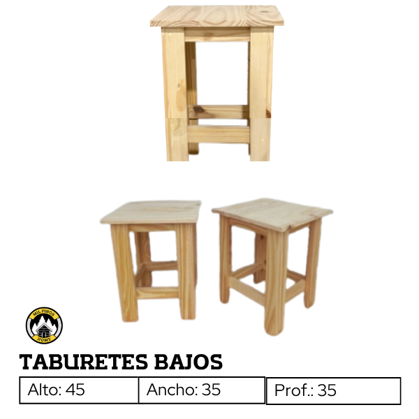 Producto - TABURETE BAJO - 0