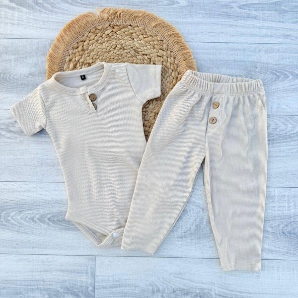 Producto - CONJUNTO LOLO NATURAL (BODY + PANTALÓN)
