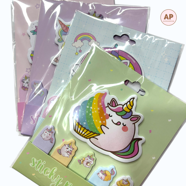 Producto - NOTAS ADHESIVAS UNICORNIO