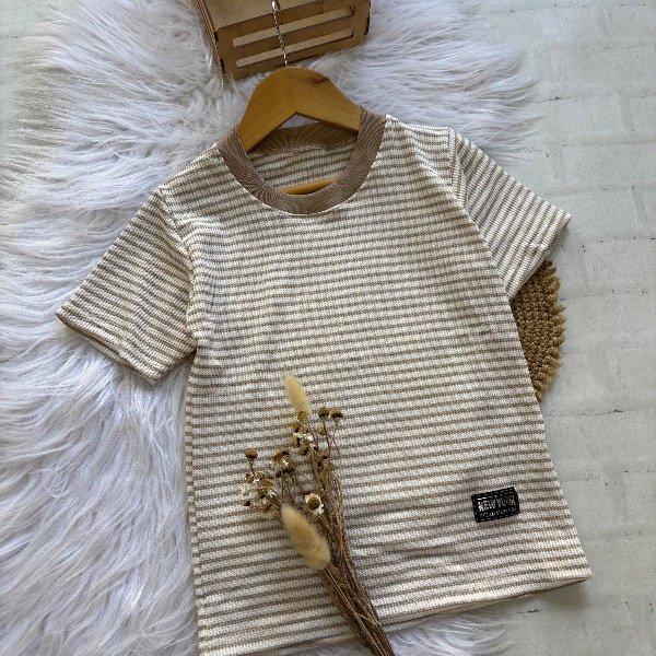 Producto - Reme rayas en color BEIGE talles 4 al 16