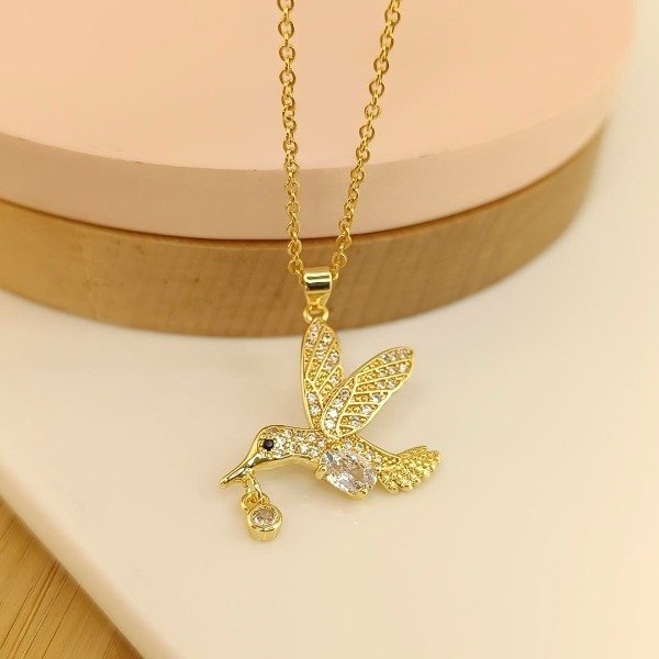 Producto - Collar Colibrí - Plata