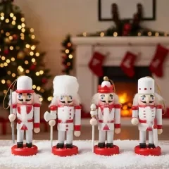 Producto - Cascanueces rojo y blanco small x4un