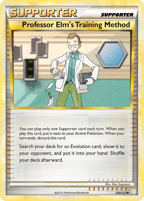 Producto - Professor Elm's Training Method 100/123 HeartGold and SoulSilver: Base Set