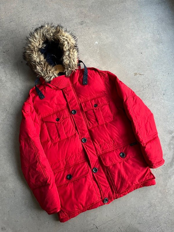 Producto - CAMPERON PARKA DE PLUMAS POLO RALPH LAUREN, ROJO (M)