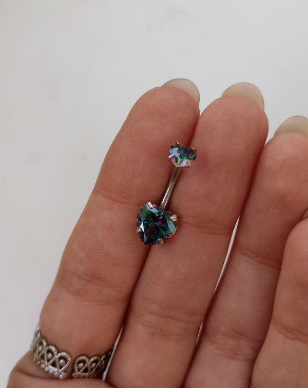Producto - Piercing Ombligo Corazón - Tornasolado 1 - 0