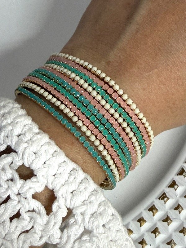 Producto - PF0038 Pulsera elástica fina dorada