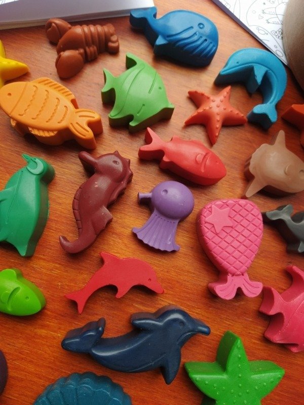 Producto - set crayones marino