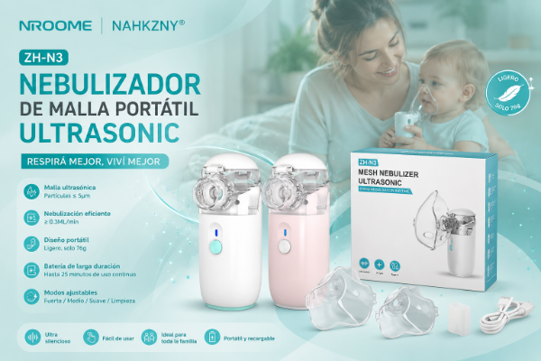 Producto - Nebulizador Portátil Ultrasónico Kit Completo