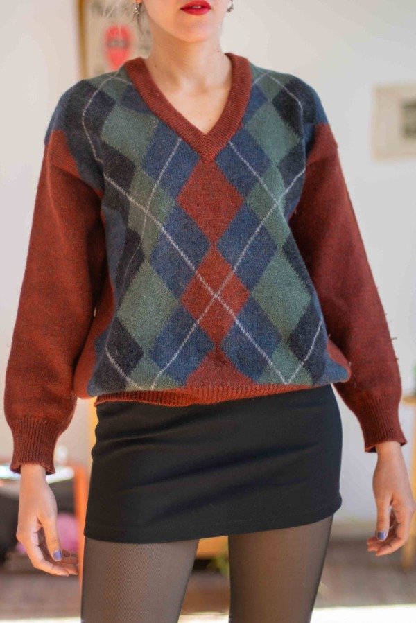 Producto - Sueter Rombos Talle:L-