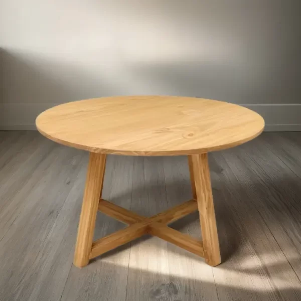 Producto - Mesa Ratona Gervasoni Linea Nórdica Madera 60cm Encerada