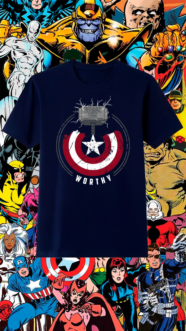 Producto - Remera escudo y martillo