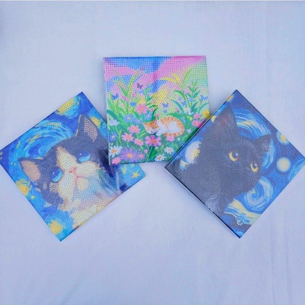 Producto - Diamond painting gatitos 20x20cm