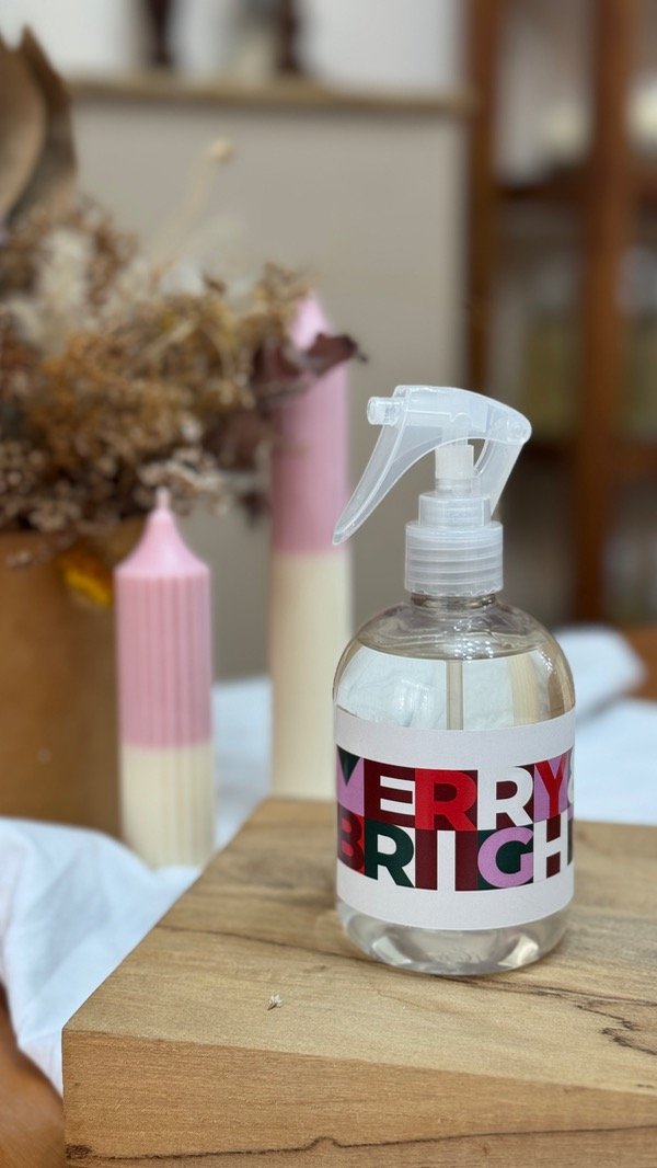 Producto - Perfume Ambiental Textil 300ml  "Merry and Bright"