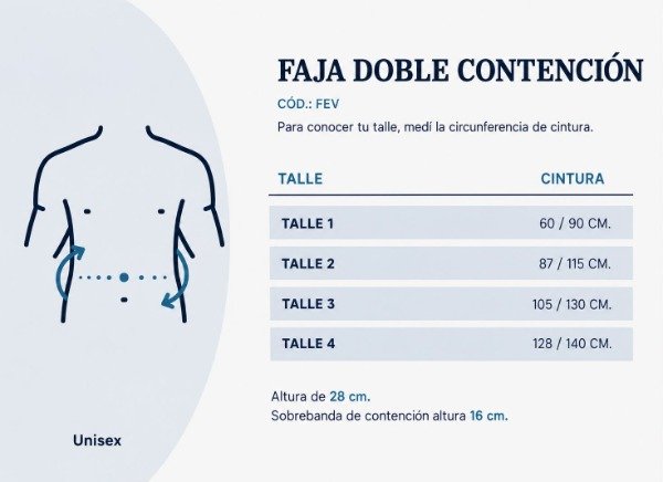 Producto - Faja Doble Contención Abdominal - 4
