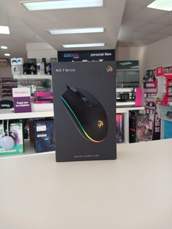 Producto - Mouse Gamer 4D RGB Netmak NM-GM51