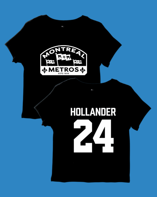 Baby Tee Montreal Metros - Heated Rivalry (Doble Estampa)