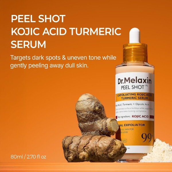 Producto - Dr Melaxin Peel Shot Exfoliating Kojic Acid Turmeric Serum 80ml - 1