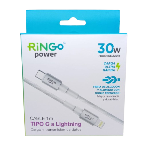 Producto - Cables C a lightning RINGO 30W