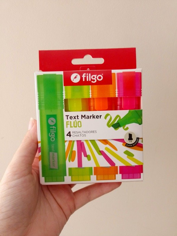 Producto - Resaltadores filgo neon x4