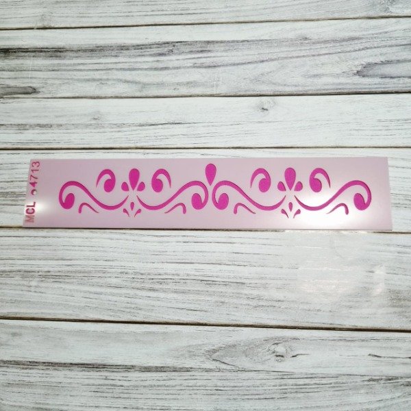 Producto - St 4713 de 30x6 cm Stencil Guarda