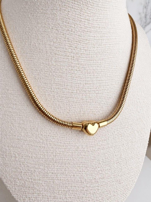 Producto - Collar Persefone Corazón Liso - 1
