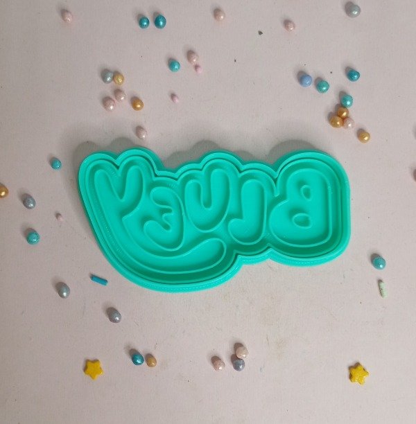 Producto - Cortante 3D con sello logo bluey