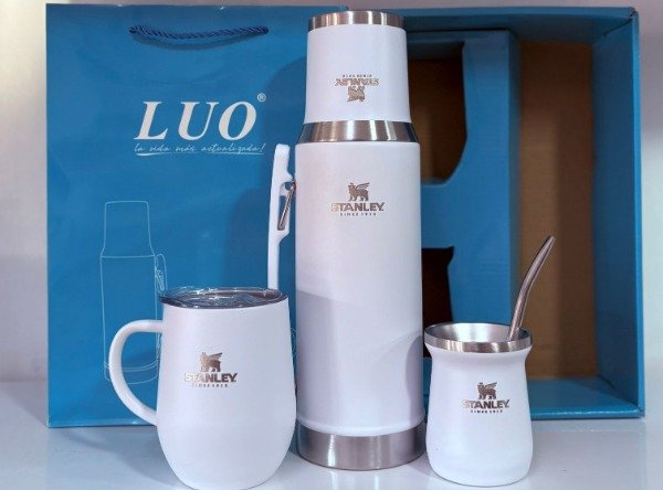 Producto - Kit termo de litro y taza antiderrame