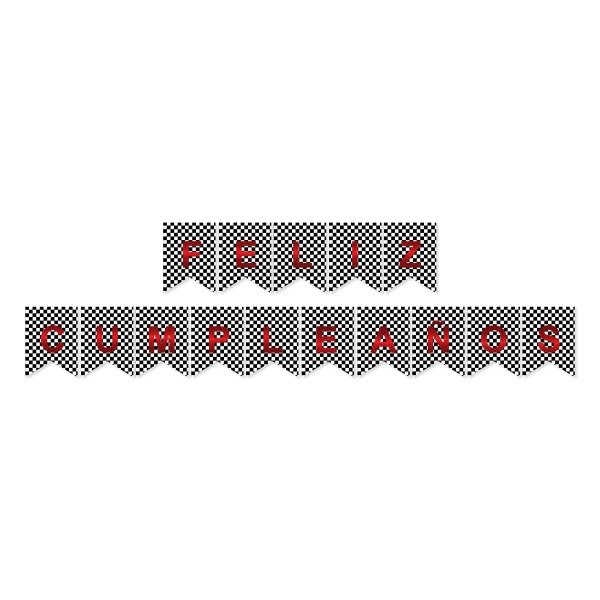 Producto - Banderin Carreras a cuadros