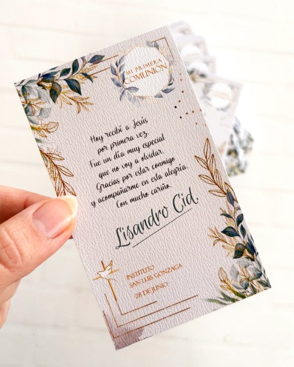 Producto - Estampitas de comunión