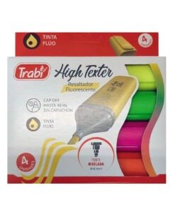 Producto - Resaltador trabi texter fluo x 4 unidades
